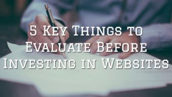 Investing in website