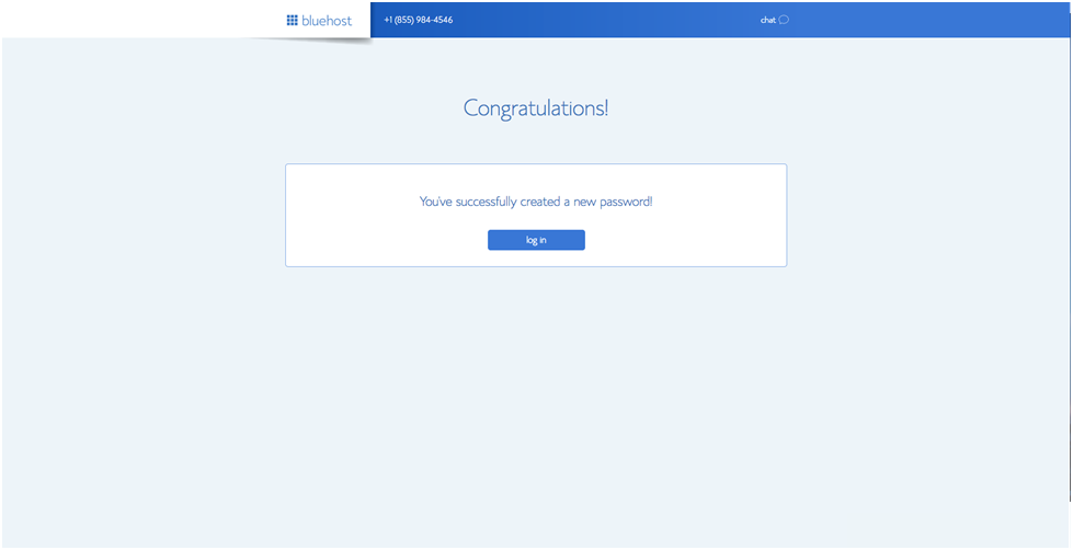 Bluehost login