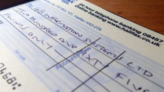 Cheque payment