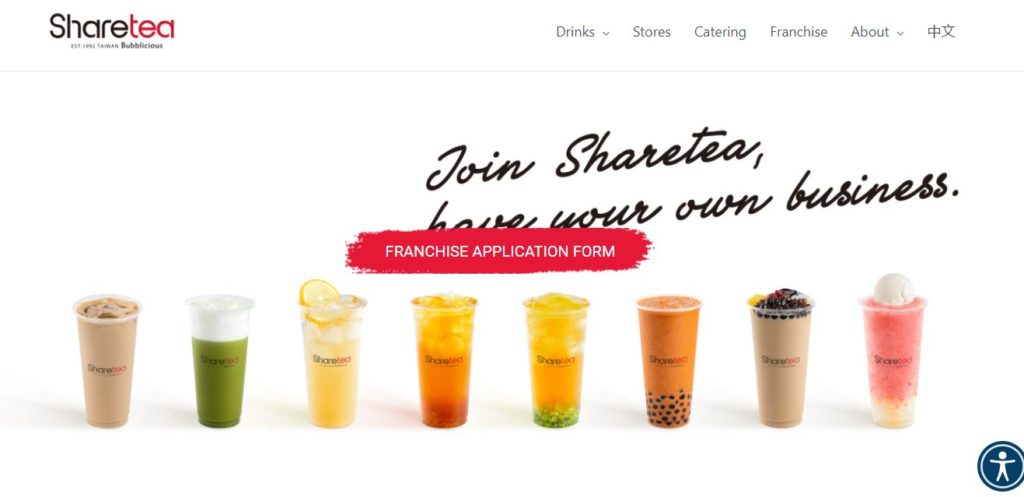 Sharetea franchise 