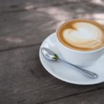 A cuo of coffee on the table