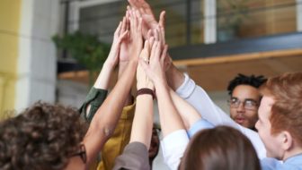 All the hands saying we are equal