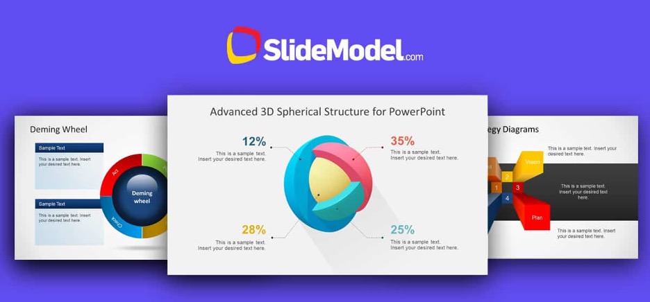 SlideModel template for making presentations.