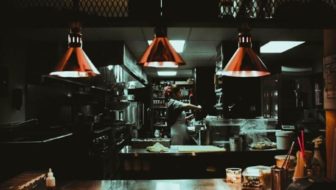 All perishable foods stored in the fridge or freezer in a restaurant.