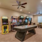 An arcade at home consisting different games.