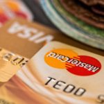 A master and visa credit card.