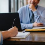 A man applying for an employer identification number as starting a new business.