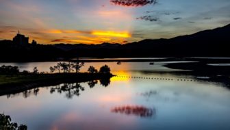 Sun set image.