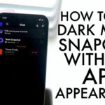 How To Get Dark Mode On Snapchat Without App Appearance