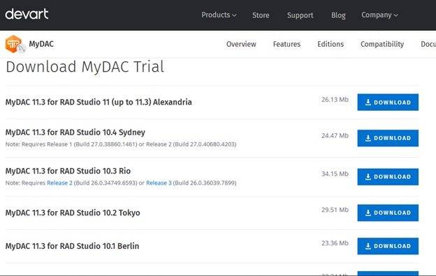MyDAC Trail Download