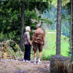 old couple outdoor