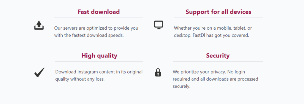 Key Features Of FastDL