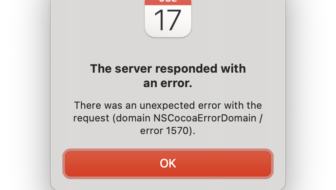 NSCocoaErrorDomain issue