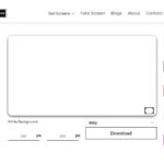 white screen