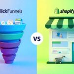 ClickFunnels vs Shopify Featured image