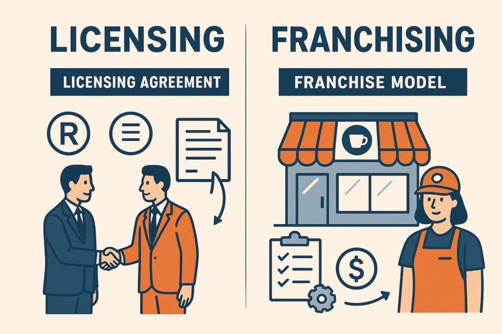 Starbucks Chooses Licensing Over Franchising