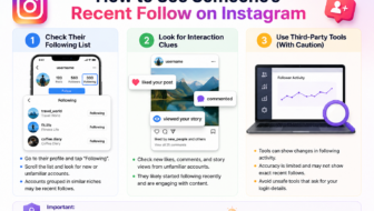 How to See Someone's Recent Follow on Instagram