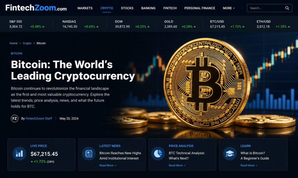FintechZoom.com Bitcoin