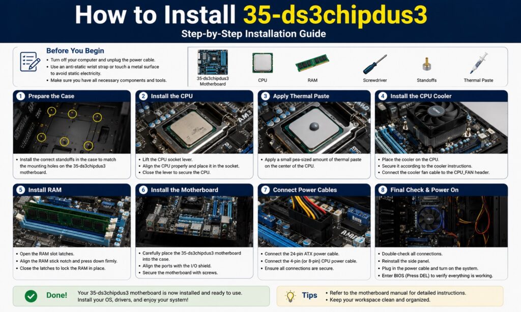 How to Install 35-ds3chipdus3