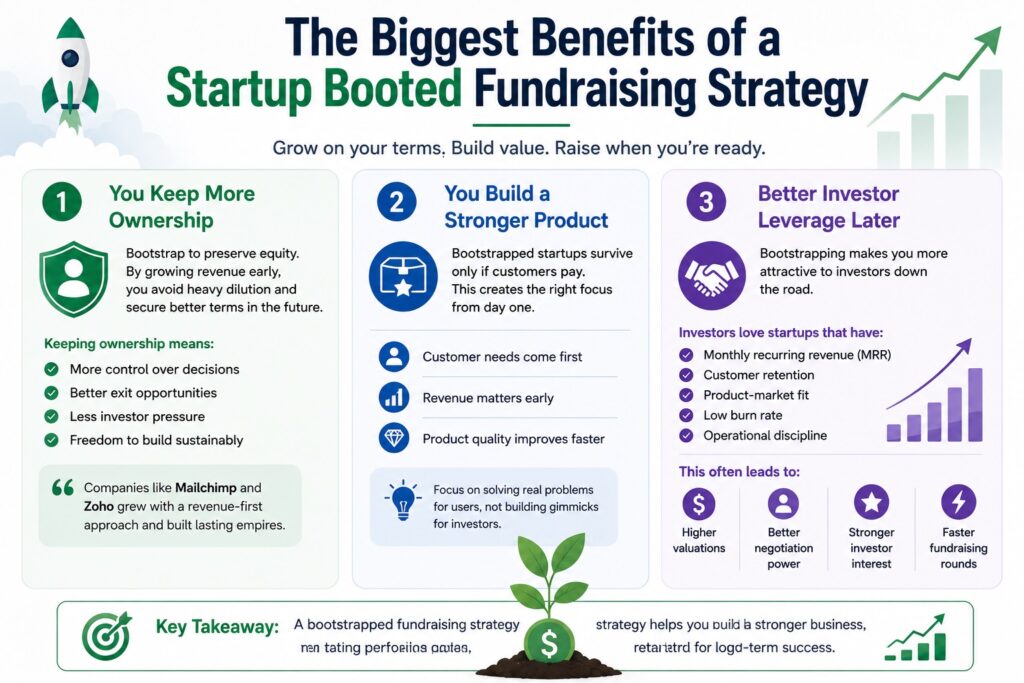 Benefits of a Startup Booted Fundraising Strategy