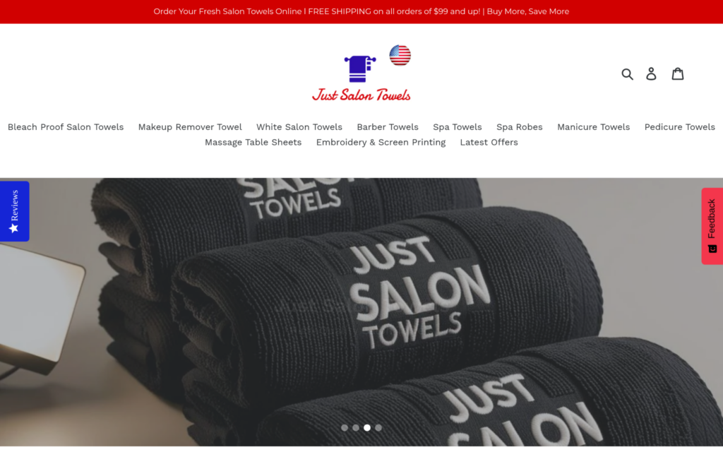 Just Salon Towels Screenshot