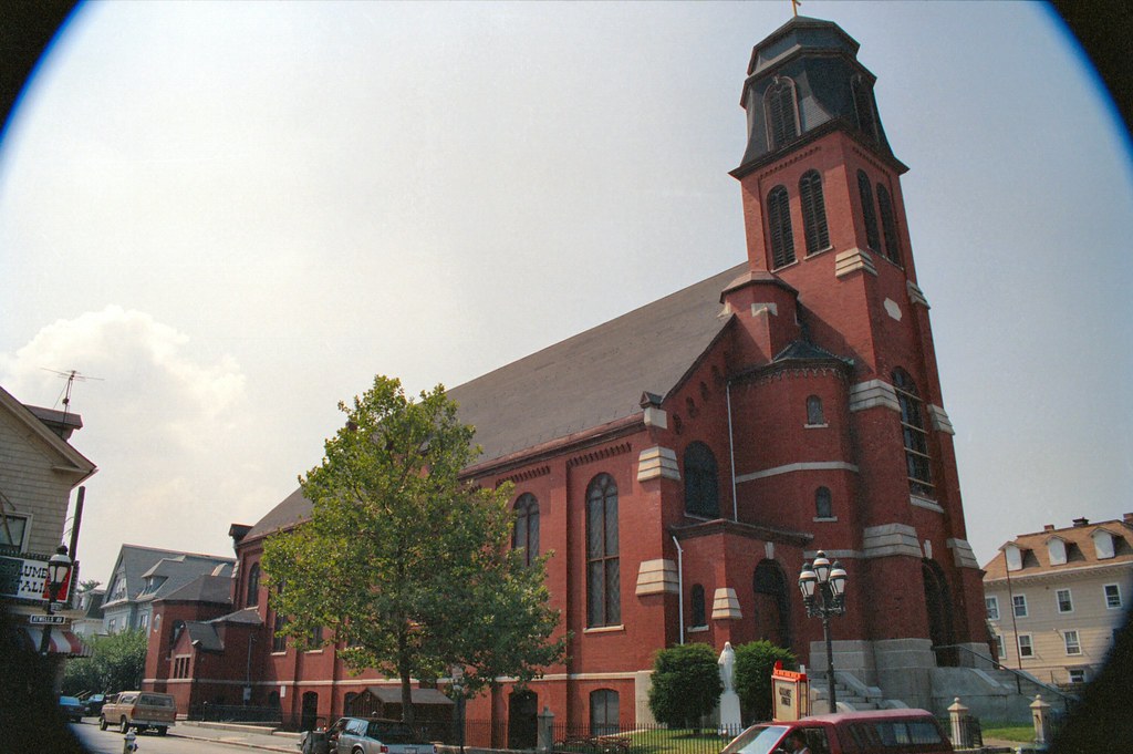 K_09a Federal Hill - St. John's Roman Catholic Church (1871) – 352 Atwells Avenue (at Sutton Street) - Looking South-West [See K_09b for Current State of Site]