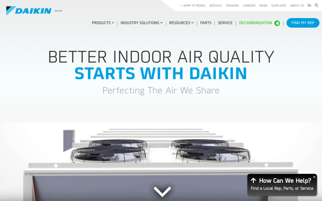 Daikin Applied Screenshot